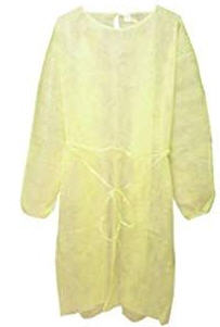 PRECAUTION GOWN RE-USABLE YELLOW ISOLATION 1/EA