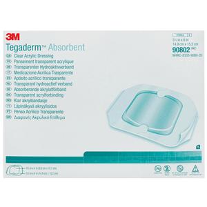 3M-90802 TEGADERM ABSORBENT 5.875 X 6 SQUARE 10/bx