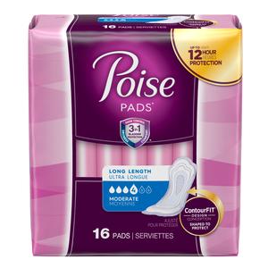 POISE PADS EXTRA ABSORB 96/CS