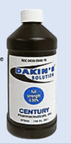 DAKINS SOLUTION FULL STRENGTH 5% 16OZ