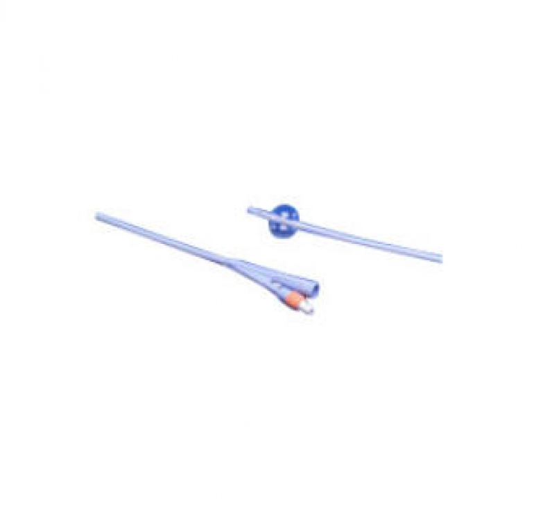 DOVER 2 WAY FOLEY CATHETER 100% SIL 18FR 5CC