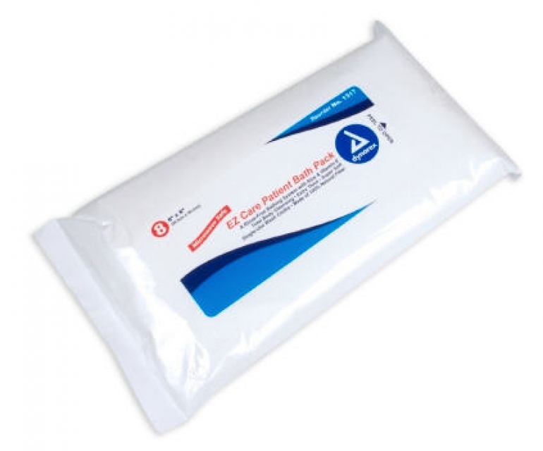 EZ CARE PATIENT BATH WIPES 8EA/PK