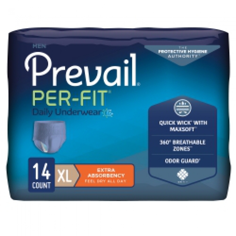 PREVAIL UNDERWEAR PER FIT PULL ON X-LARGE 56/CS