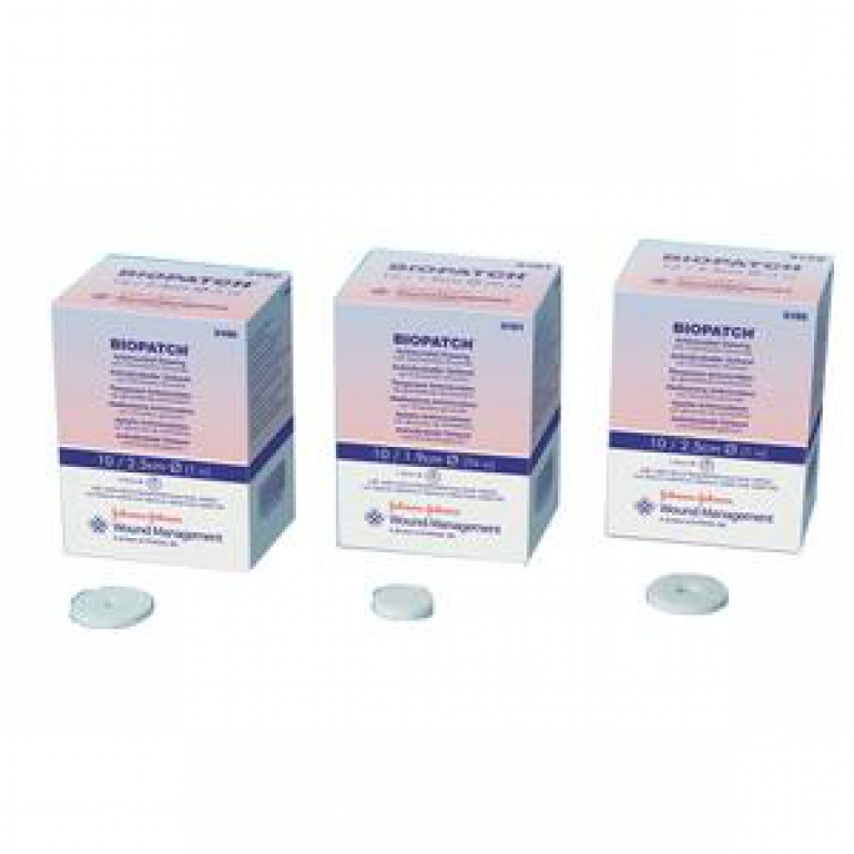 BIOPATCH ANTIMICROBIAL DRSG 1IN 10/BX