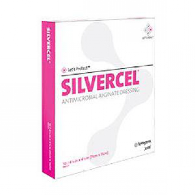 SILVERCEL NON-ADHERENT 4X8 5/BX