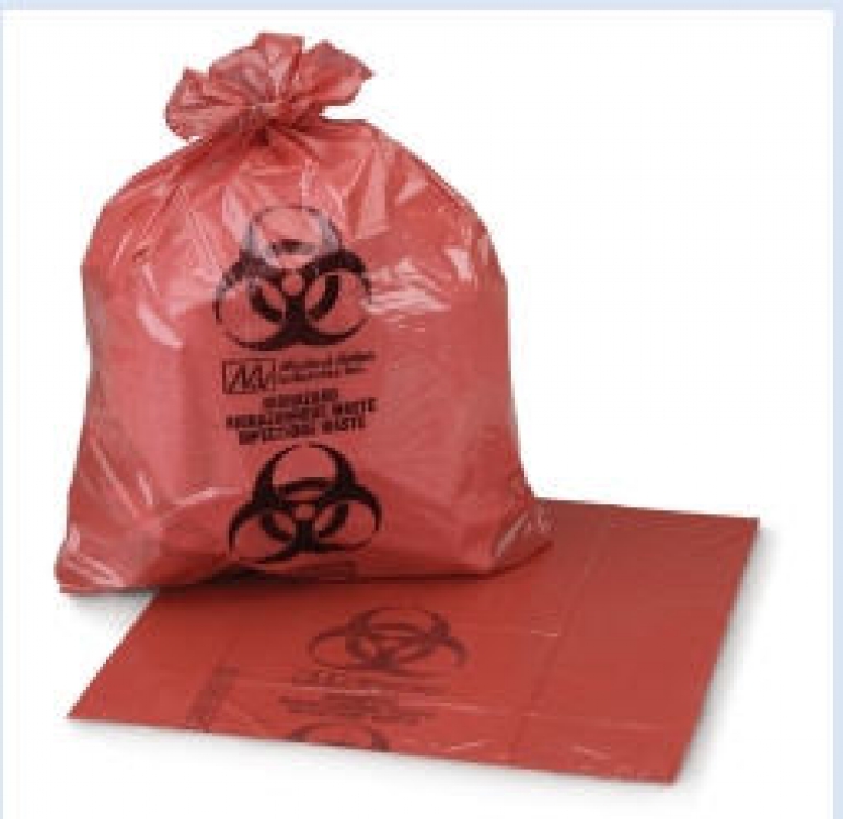 INFECTIOUS WASTE BAG RED BAGS 11 X 14 50/BOX