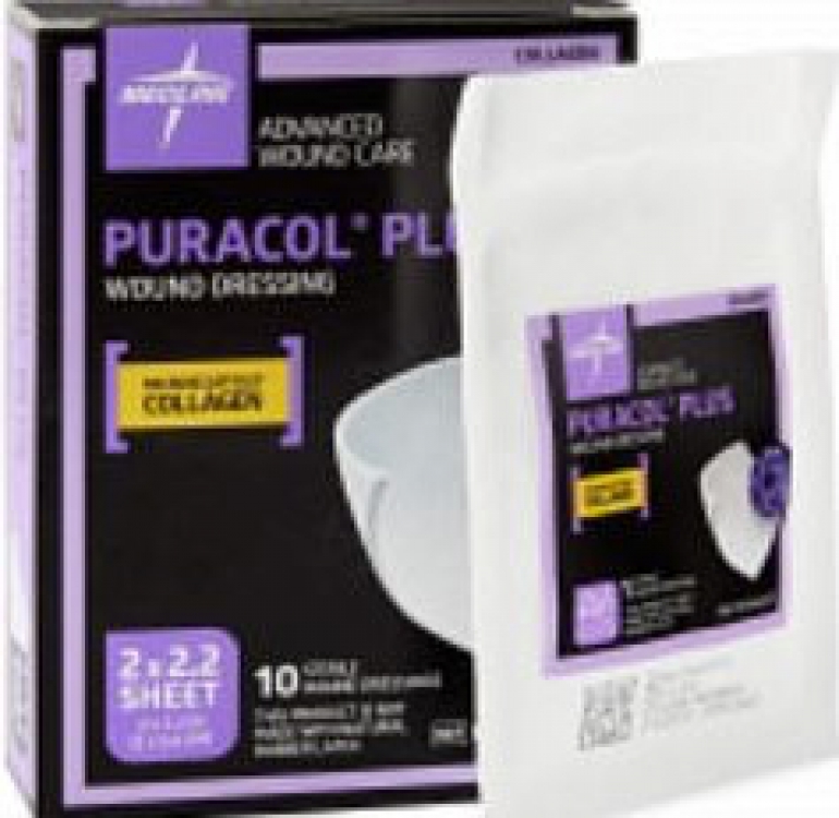 PURACOL PLUS COLLAGEN 4 X 4 10/BX