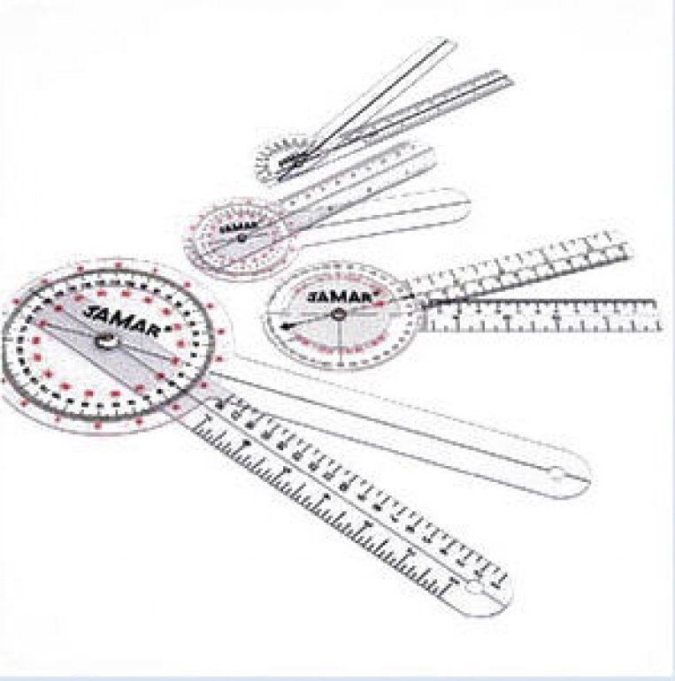 GONIOMETER EZ READ JAMAR 12-1/2 SCALE 1/EA