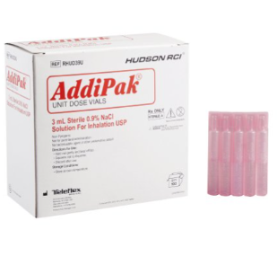 SALINE 3ML VIALS 1/EA