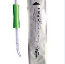 Magic3 Hydrophilic Male Intermittent Catheter with Sure-Grip 20 Fr 16"