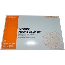 Opsite IV3000 Catheter Dressing 4" x 4-3/4"