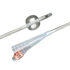 LUBRI-SIL All-Silicone Foley Catheter, 2-Way, 16 Fr, 30cc