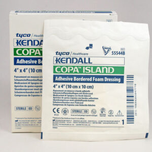 Cardinal Health Kendall Foam Dressing with Topsheet, 3" x 3"