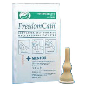 Freedom Cath Latex Self-Adhering Male External Catheter