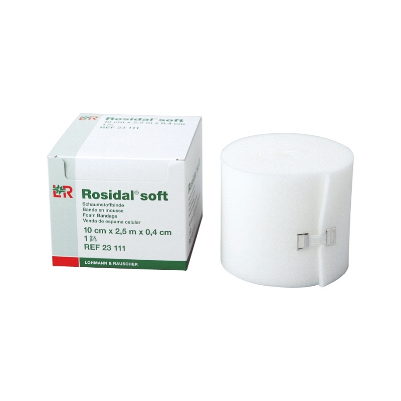 Rosidal Soft Foam Padding Bandage 4" x .16" x 2.7 yds.