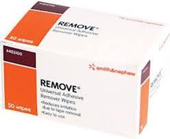Adhesive Remover Wipes, No-Sting Skin Friendly