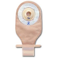 Max Plus Flat Ileo Drain Pouch with Filter, 3-1/4" Cut-To-Fit, Transparent