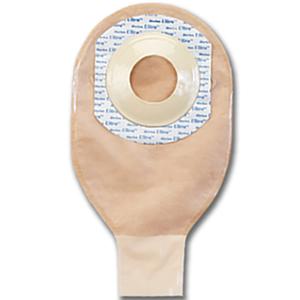 UltraLite 1-Piece Drain Pouch With Skin Shield Barrier 1-3/8" Opening (34mm) Shallow Convexity, Opaque