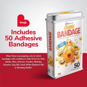 Band-Aid Emoji Waterproof Adhesive Bandages