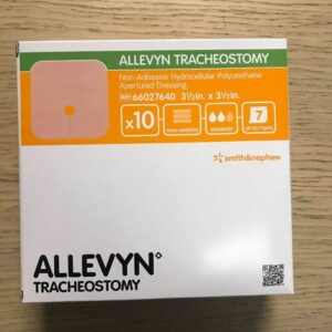 ALLEVYN Tracheostomy Non-Adhesive Apertured Hydrocellular Dressing 3-1/2" x 3-1/2"