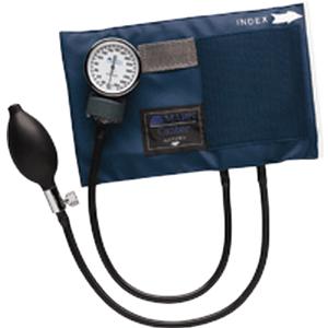 Adult CALIBER Aneroid Sphygmomanometers with Blue Nylon Cuff