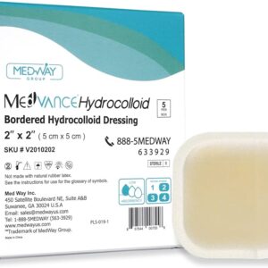Nu-Derm Bordered Hydrocolloid Dressing 2" x 2"