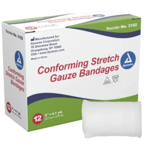 Conforming Stretch Gauze Bandage 6" x 4.1 yds, Non-Sterile.