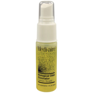 Medi-Aire Biological Odor Eliminator 1 oz. Spray Shelf Pack, Lemon Scented