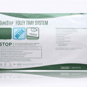 Surestep Tray, Lubri-Sil, Urine Meter, Statlock Stabilization Device, 16 Fr