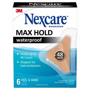 Nexcare Max Hold Heel 6 ct