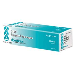 Non-Sterile Sugrical Gauze Sponge 3" x 3", 12-Ply