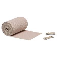REB Reinforced Elastic Bandage with Clips 4" x 5 yds.