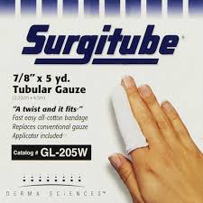 Surgitube Tubular Gauze Bandage, Size 2AP White, 1-1/8" x 50 yds. (Infant Legs and Bulky Fingers)