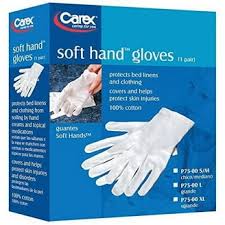 Soft Hands Cotton Gloves X-Large, White