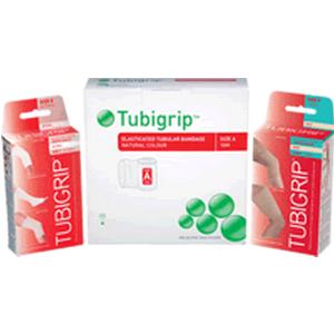 Tubigrip Elasticated Tubular Bandage, Beige, Size E, 3-1/2" x 10 yds. (Large Ankle, Medium Knee, Small Thigh)