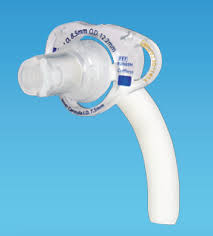 Shiley Flexible Adult Tracheostomy Tube with Reusable Inner Cannula, Cuffless, Size 4