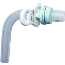 Shiley Flexible Adult Tracheostomy Tube with Reusable Inner Cannula, Cuffless, Size 6