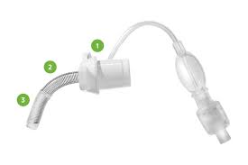 Tracoe Silcosoft Tracheostomy Tube, Pediatric, Proximally Longer, Uncuffed, Size 4.5