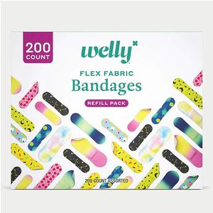 Welly Bravery Bandages Family Pack Carton, Assorted, 80 ct