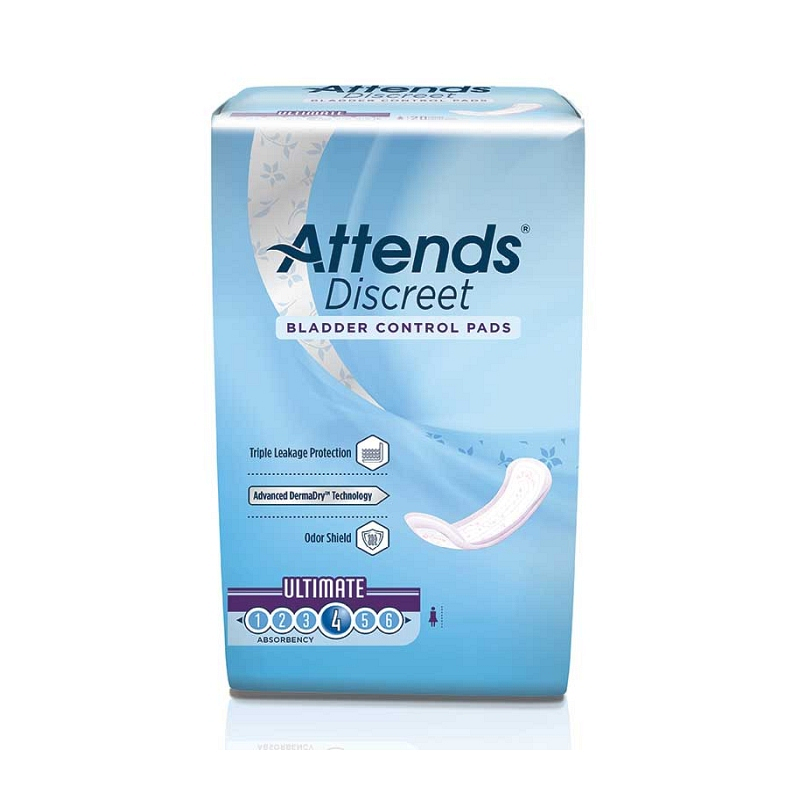 Attends Discreet Ultimate Pad 15" Long