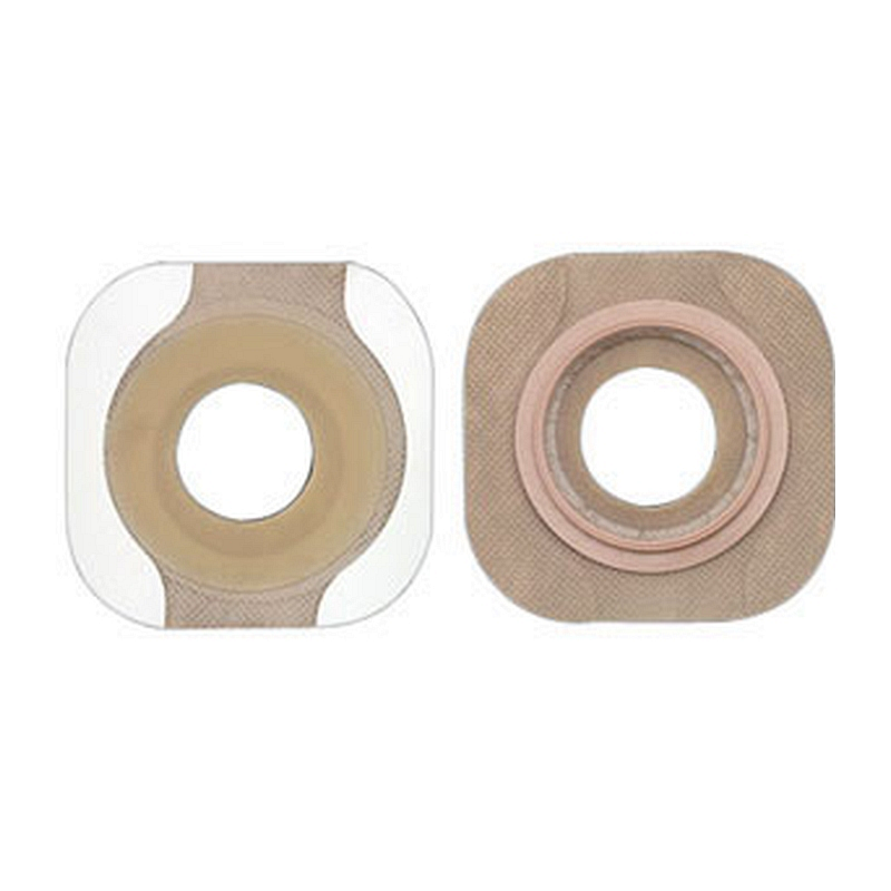 2-Piece Precut Flat FlexWear Skin Barrier 1-1/4" with Tape Border