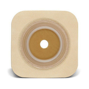 Sur-fit Natura Stomahesive Cut-to-fit Flexible Wafer 4" x 4" Flange 1-3/4" Tan