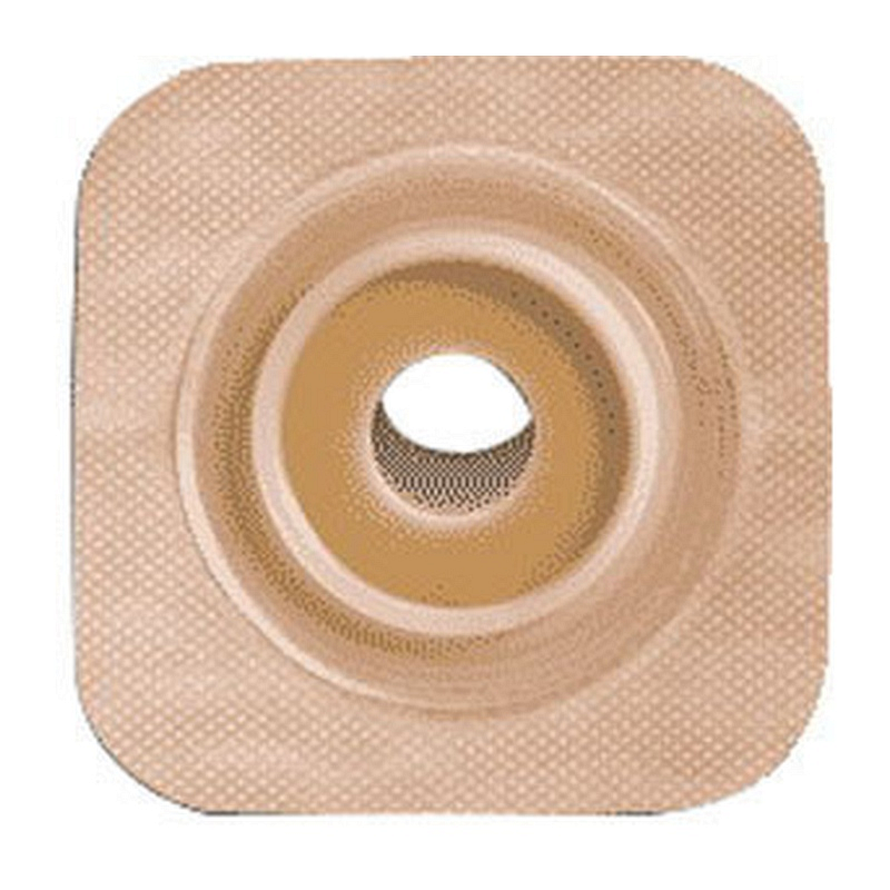 Sur-fit Natura Stomahesive Flexible Pre-cut Wafer 4" x 4" Stoma 1-1/4"