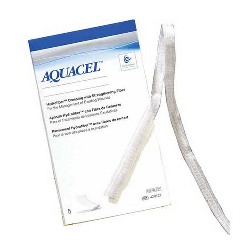 Aquacel .39" x 18" fiber ribbon dressing.