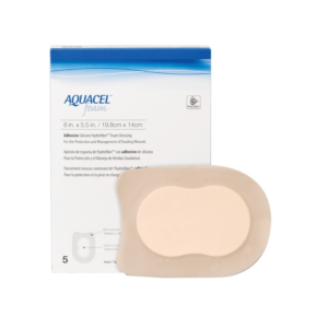 Aquacel Adhesive Gelling Foam Dressing 8" x 5.5" Heel Shape