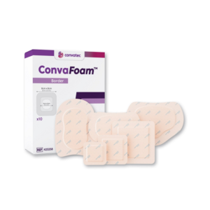 ConvaFoam Border Adhesive Silicone Hydrofiber Foam Dressing
