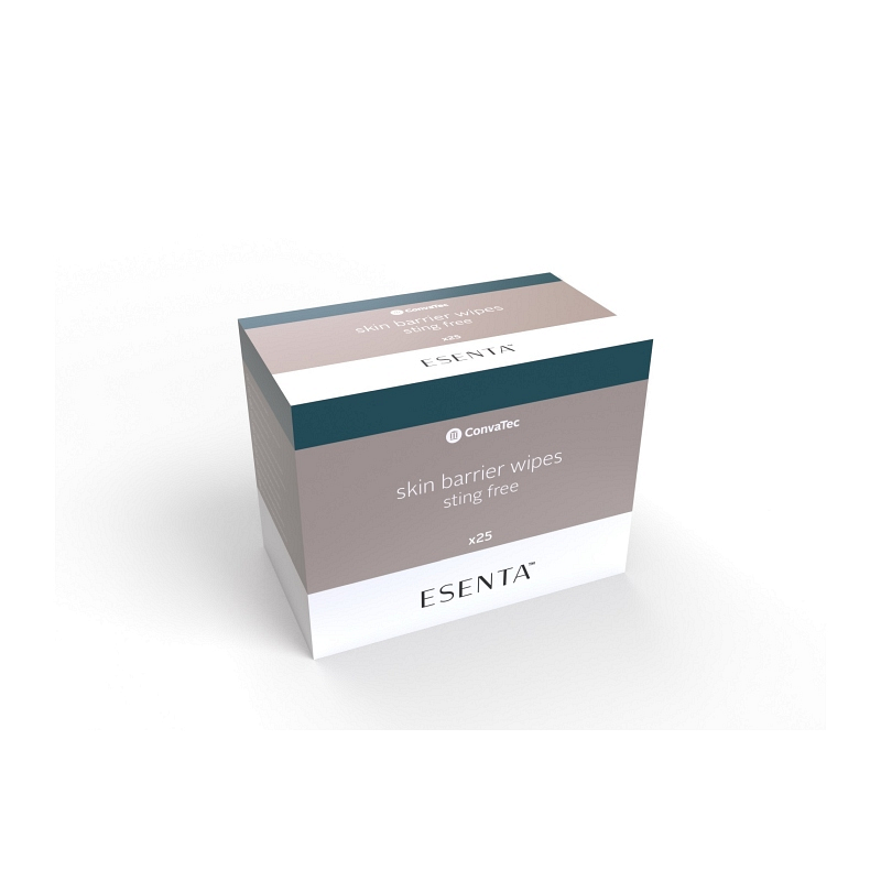 Esenta Sting Free Skin Barrier Wipe. Latex-free.