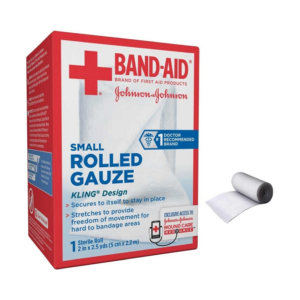J & J Band-Aid First Aid Rolled Gauze