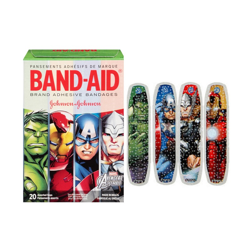 Band-Aid Decorative Avengers Assemble Assorted 20 ct.