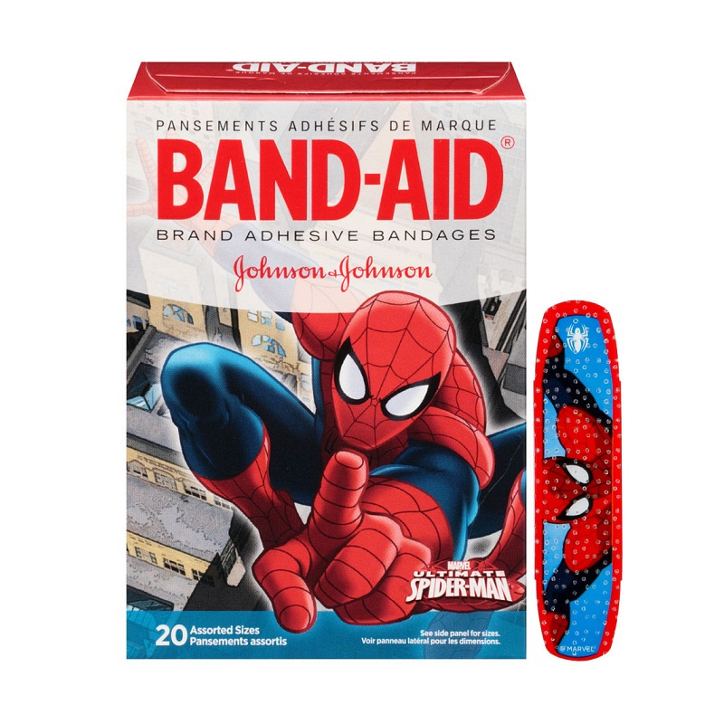 Band-Aid Decorative Spiderman Assorted 20 ct.